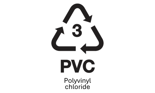 PVC muovin merkintä